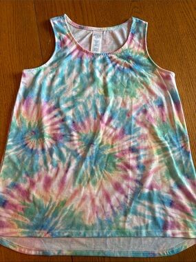 (5/$20) The Children's Place Pastel Tie-Dye Tank Top - Pink, Blue, Purple